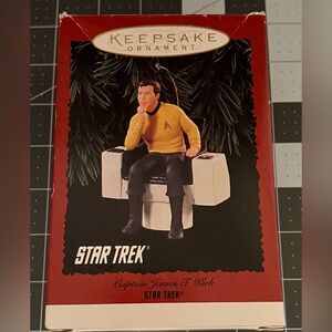 Hallmark Star Trek Captain James T Kirk Ornament